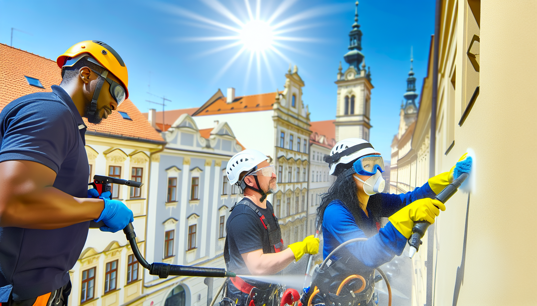 Profesionálne a šetrné čistenie fasád Brno bez starostí