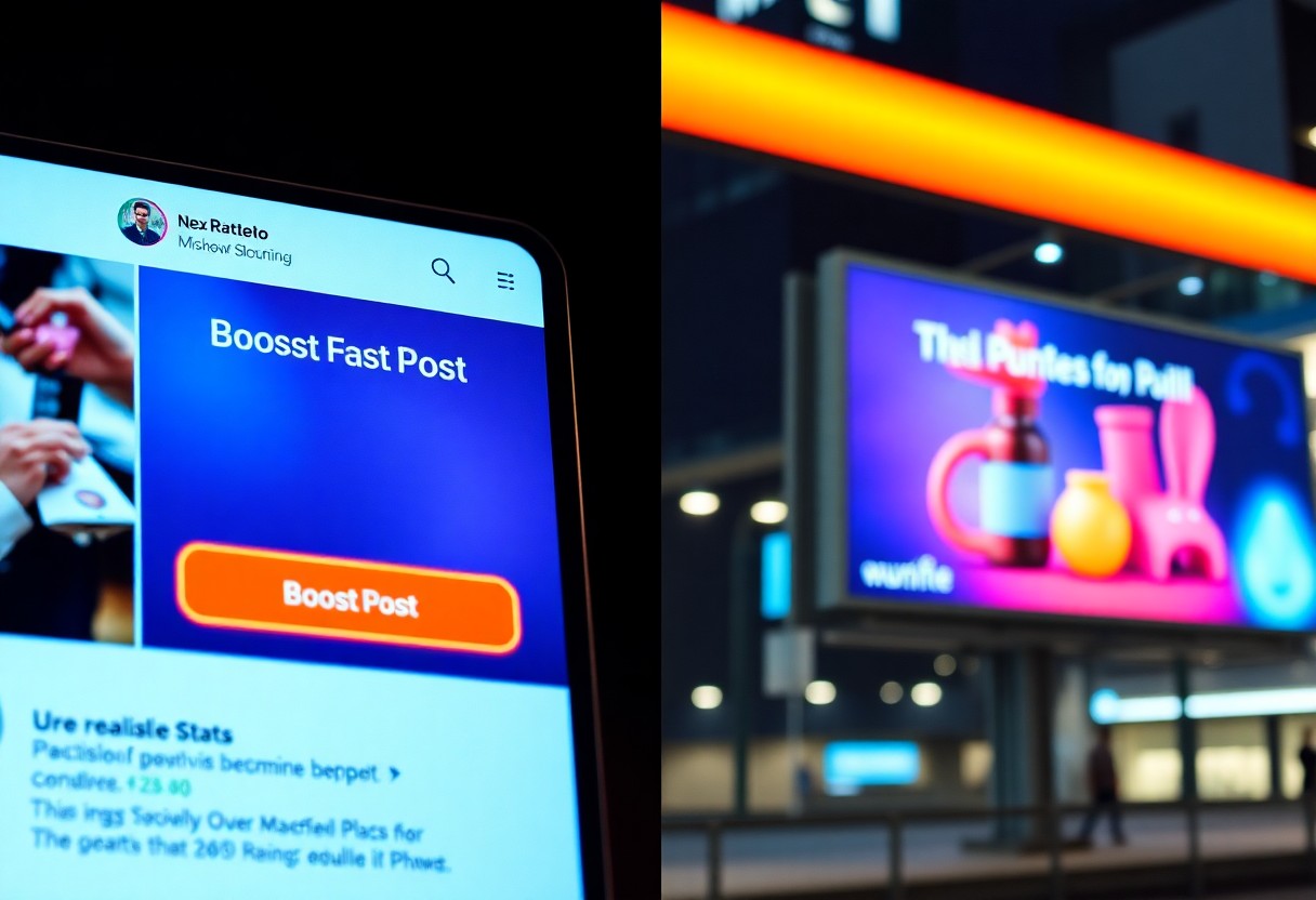 Rozdiel medzi boostovaním príspevku a skutočnou reklamou
